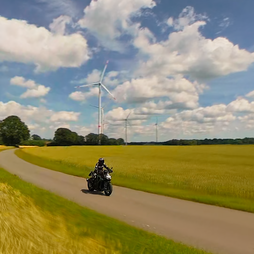 Motorrad - Drohne